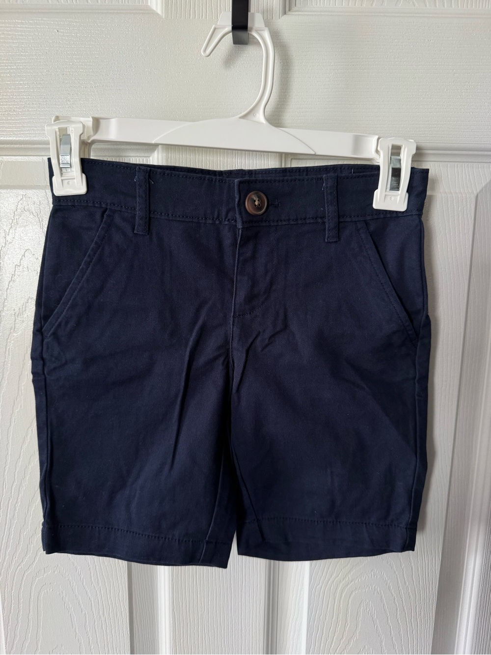 Girls Chino Navy Uniform Shorts